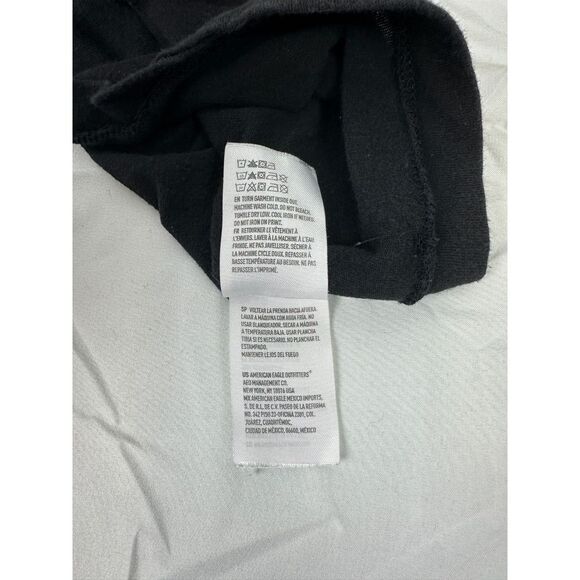 Run DMC T-Shirt Top Women's Size M Black 100% Cotton Crew-Neck Long Sleeves-Y2K - Picture 7 of 8